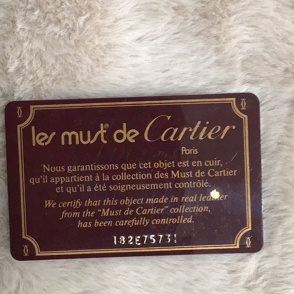 CARTIER Vintage Flap Kiss Lock Bifold Long Wallet Excellent Condition - Picture 2 of 16